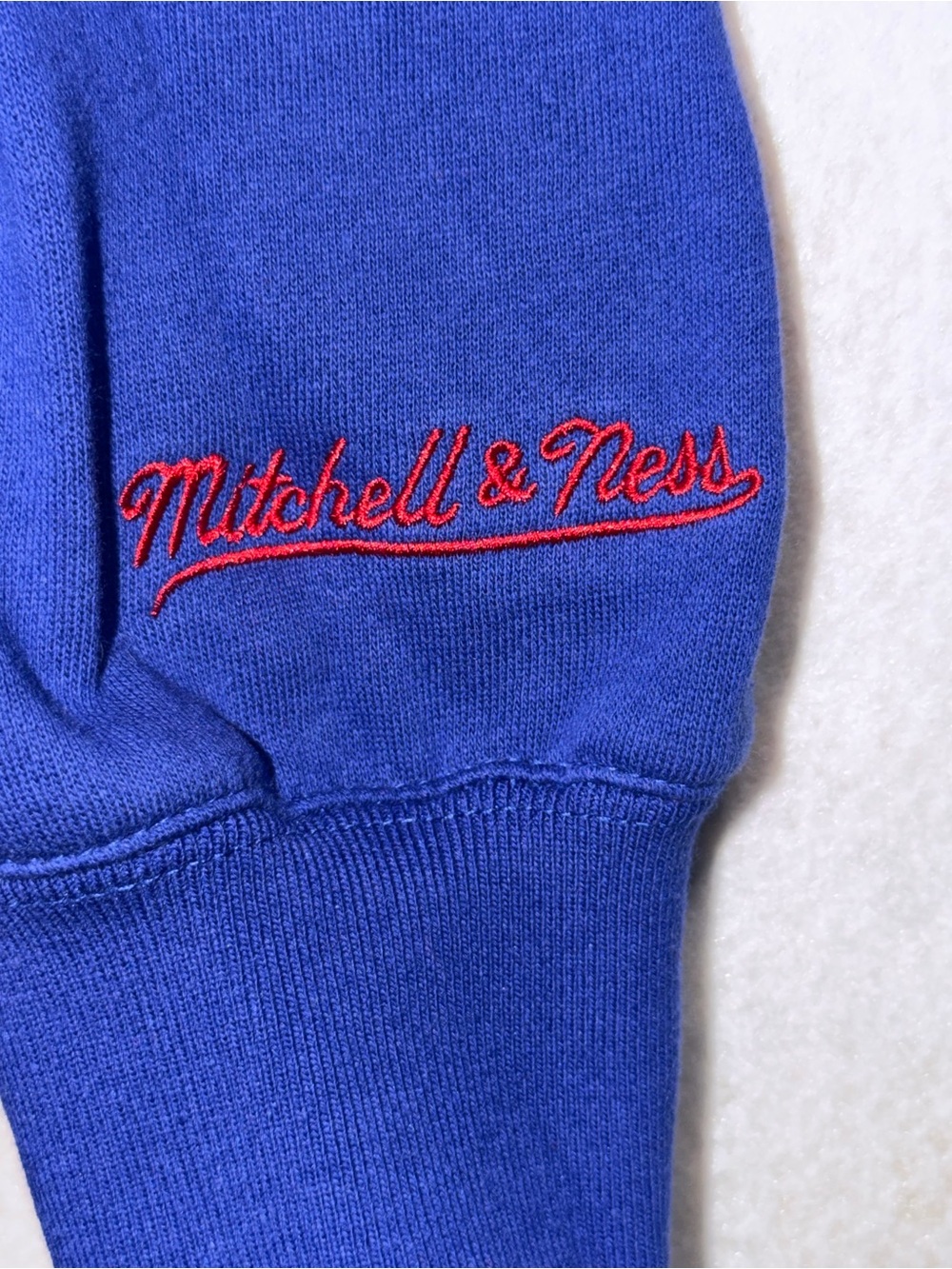 New Jersey Nets Mitchell & Ness NBA Two tone hoodie NWT - Picture 8 of 8